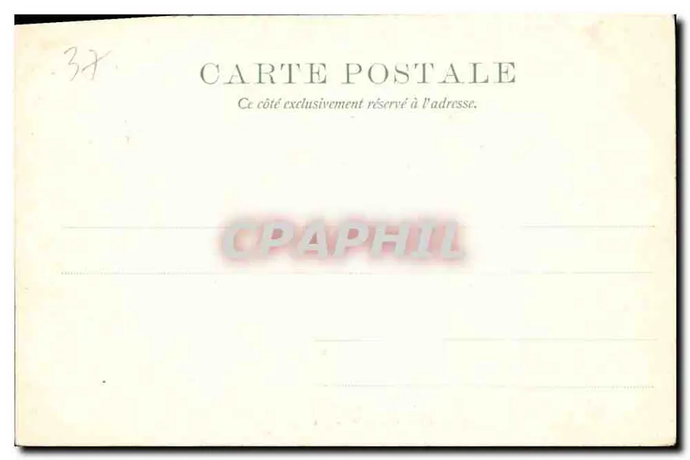 Sala dos Guardas — Castelo de Chenonceaux — Kunzli Frères, editores, Paris 714 - Verso