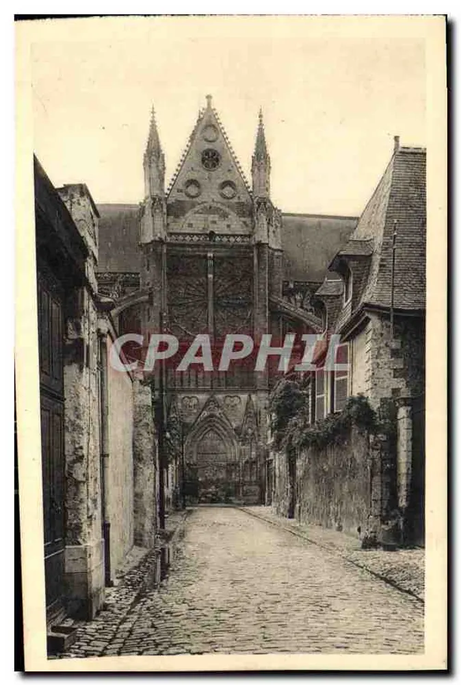 Tours — Catedral — Croisillon Norte — Edição dos Monumentos Históricos - Frente