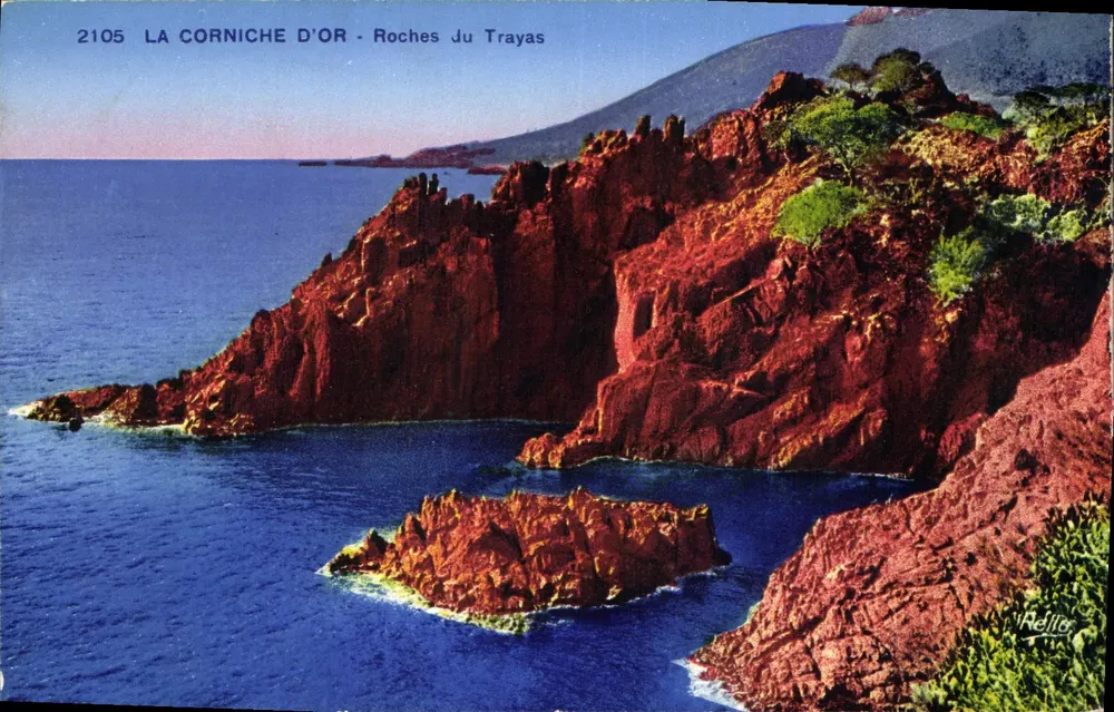 A Corniche d'Or - Rochas Ju Trayas — série 2105 — editor Rella - Frente