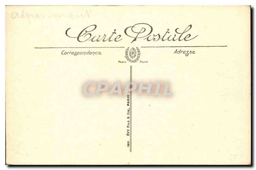 A Costa Azul — Juan-les-Pins — LL. - Verso