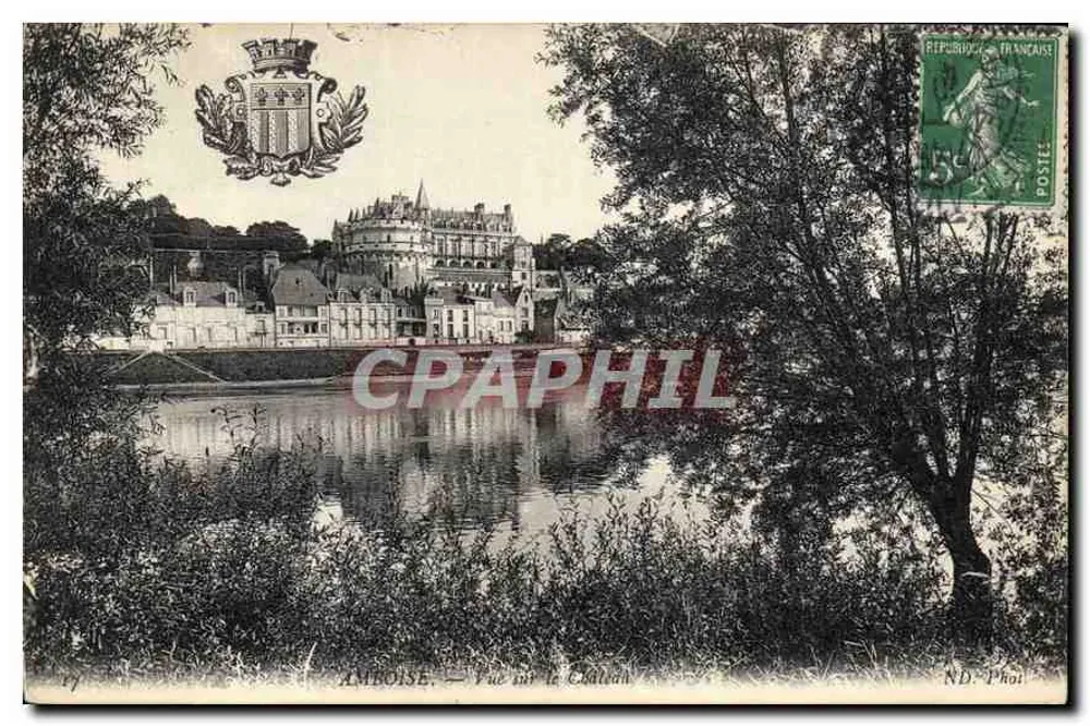 Amboise — Vista do Castelo — ND-Phal - Frente