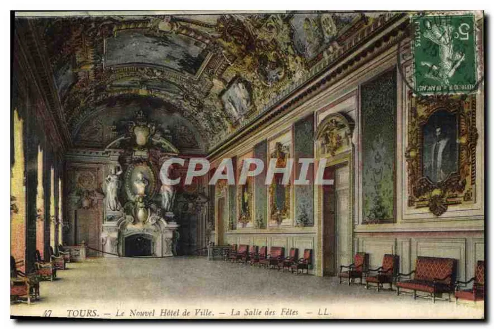 Tours — O Novo Hotel de Ville — A Sala das Festas — LL. - Frente