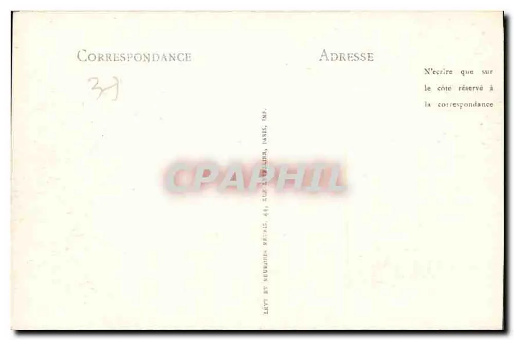 Loches (Loir-et-Cher) — Colegiata Saint-Ours - Notre-Dame — editor Lévy & Neumoulin, Paris - Verso