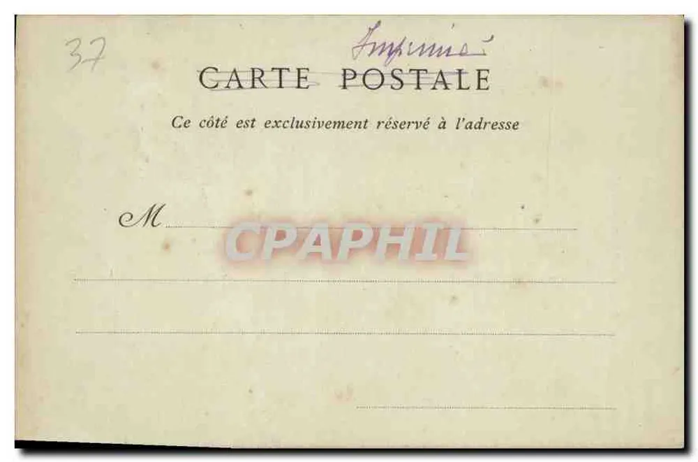 Tours — A Catedral — Boisselier, Editor, Tours - Verso