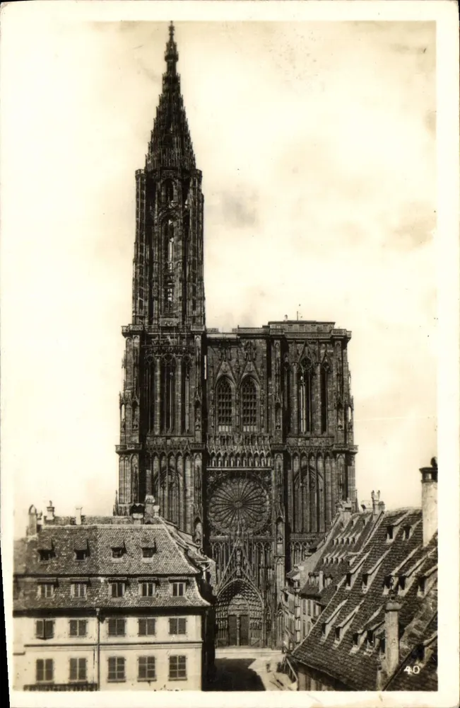 Strasbourg — A Catedral — Félix LUB, editor n°40 - Frente