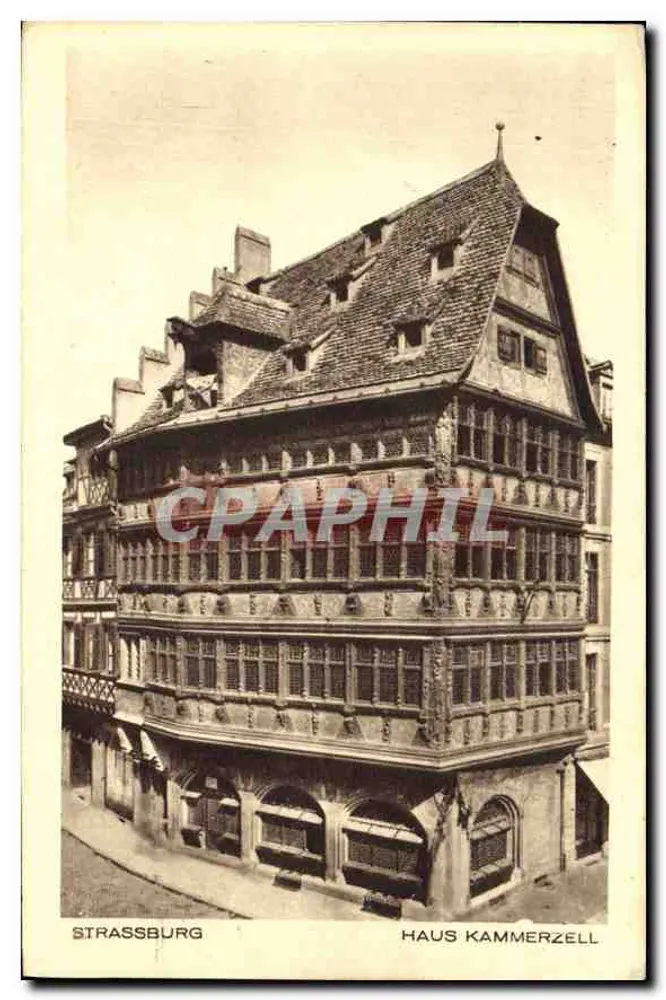 Strasbourg — Haus Kammerzell — editor Hoffmann, n° 008 - Frente