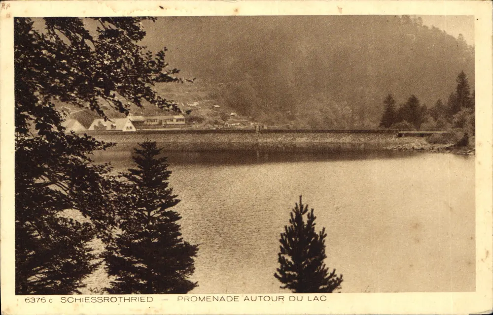 Schiessrothried — Passeio ao redor do lago — Braun & Cie, Imp. Doppa - Frente
