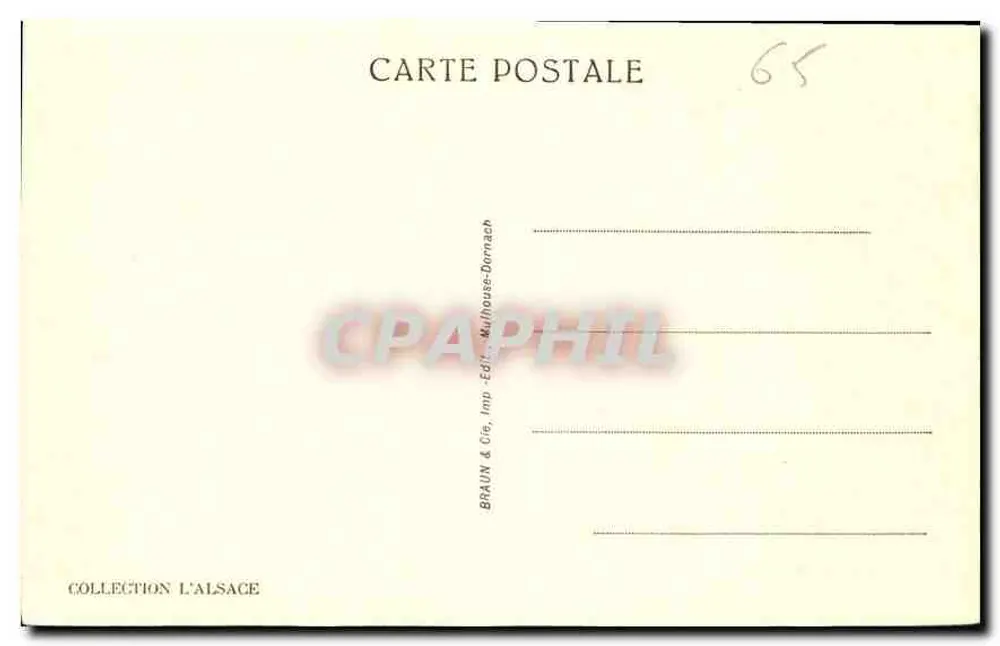 Le Markstein — Os Grandes Hotéis — Braun & Cie, Mulhouse-Dornach - Verso