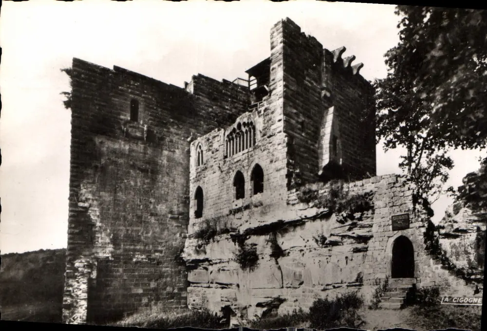 Ruínas do Castelo de Wasenbourg — Niederbronn-les-Bains (Bas-Rhin) — Editor La Cigogne, n° 67.324.05 - Frente