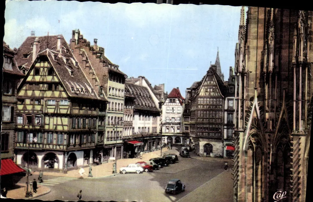 Estrasburgo — Praça da Catedral — Cap - Frente