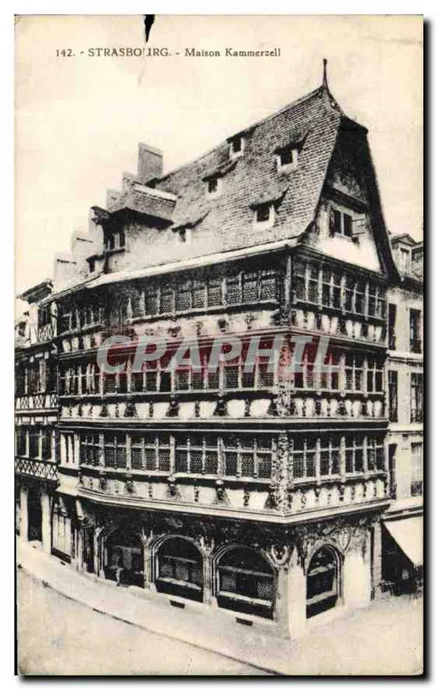 Estrasburgo - Casa Kammerzell — editor não identificado, número de série 142 - Frente