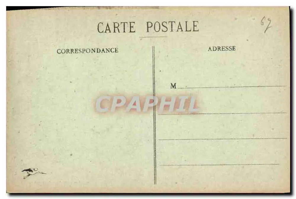 Obernai - Ninho de Corujas — Ch. Bergeret, editor, Strasbourg - Verso