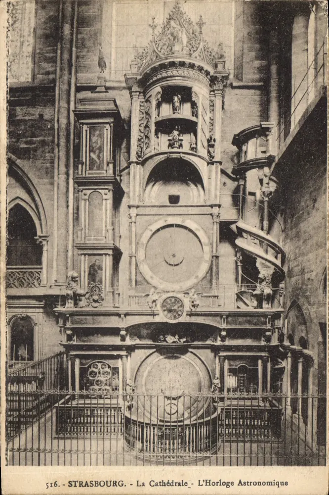 Straßburg - Die Kathedrale - Die astronomische Uhr — n° 516 - Vorderseite