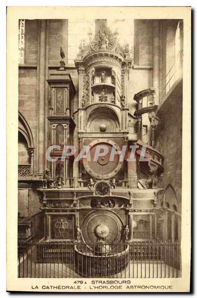 Straßburg - Die Kathedrale - Die Astronomische Uhr — n°479a - Vorderseite