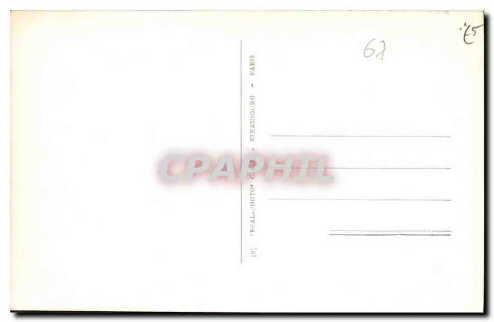 Estrasburgo — A Catedral, lado sul — Editor C.A.R. n°31 - Verso