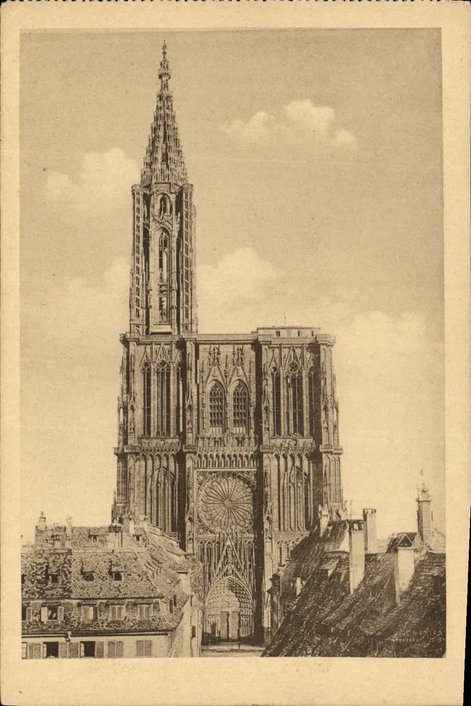 Estrasburgo — A Catedral — Havelle de Arquitetura — Edições Artísticas A.C.G. da Alsácia e Lorena - Frente
