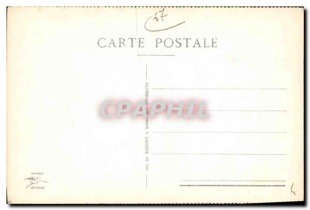Strasbourg - A Catedral — editor Manque, n° 2 - Verso