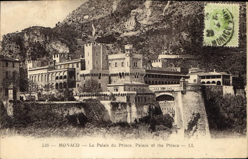 Monaco — O Palácio do Príncipe — LL — 235 - Frente