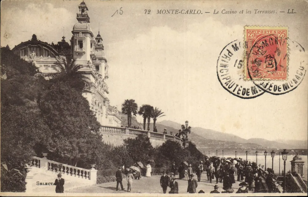Monte-Carlo — Das Casino und die Terrassen — Selecta - Vorderseite