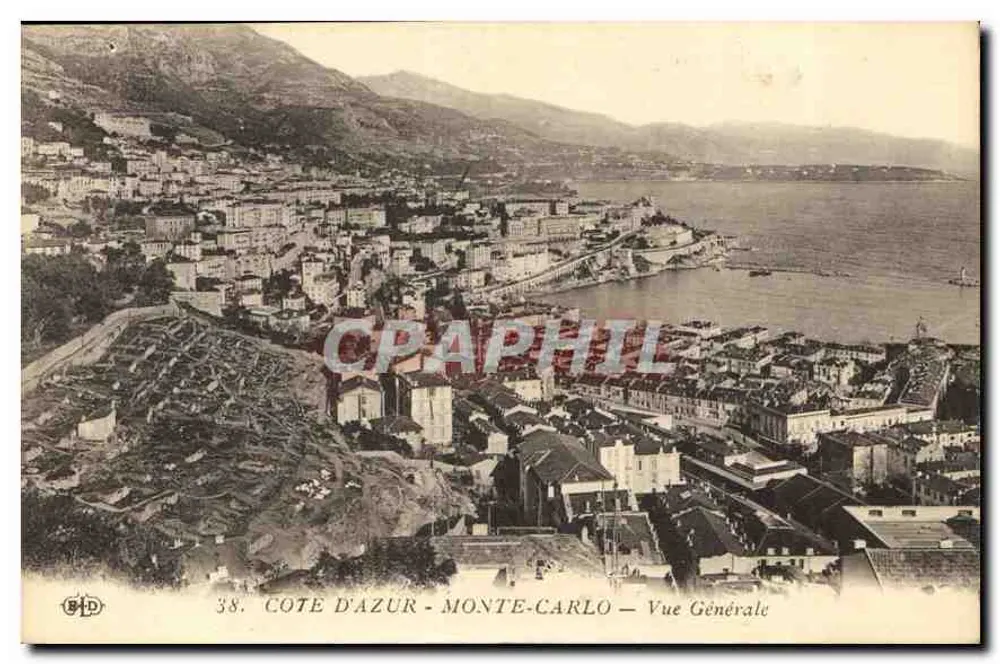 Monte-Carlo — Vista Geral — B.L.D. n°38 - Frente