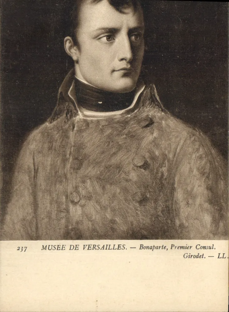 Bonaparte, Primeiro Consul — Museu de Versailles — Girodet — n° 237 - Frente