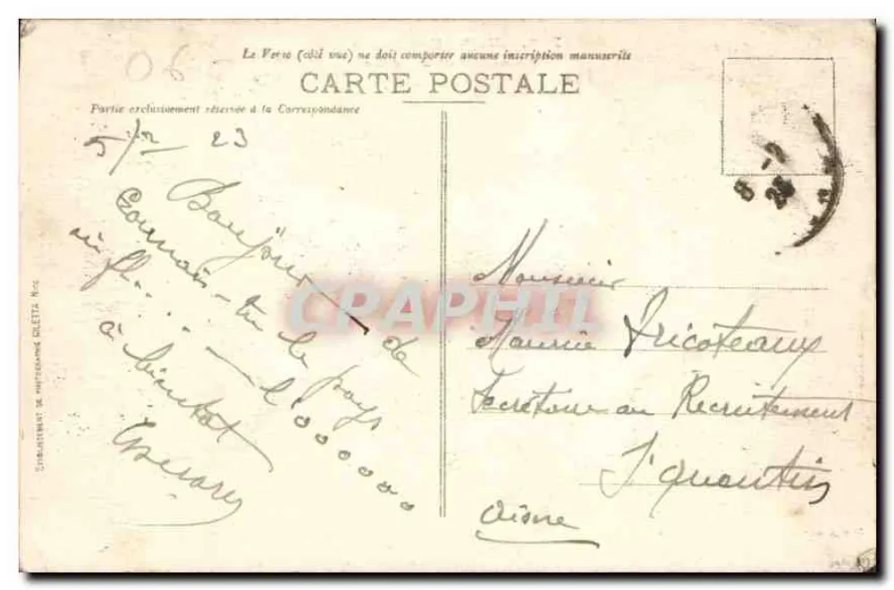 Monte-Carlo — Das Casino und die Gärten — Verlag: PUBLICATIONS DE PHOTOGRAVURE CILETTA N°799 - Rückseite