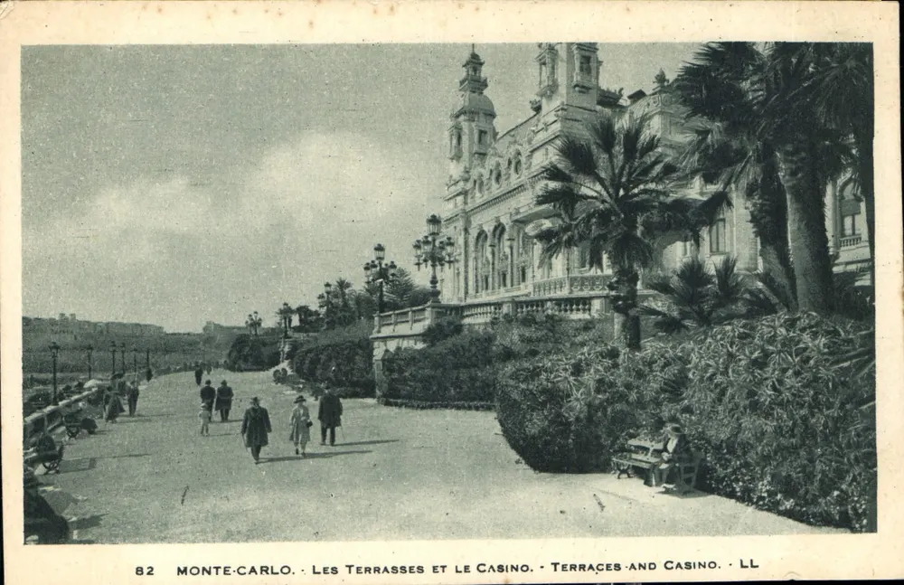 Monte-Carlo — Die Terrassen und das Casino — LL, Nr. 82 - Vorderseite