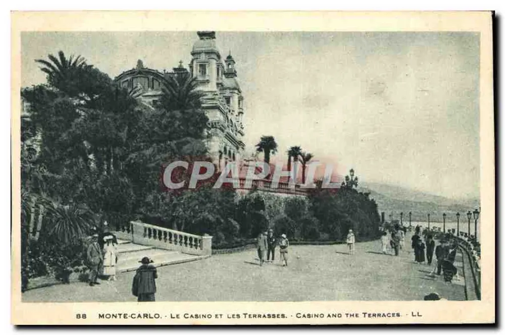 Monte-Carlo - Das Casino und die Terrassen - LL - Vorderseite