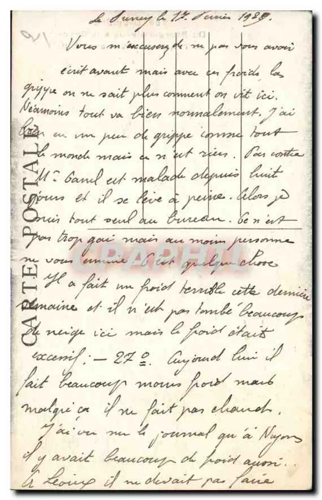 O Túnel do Chambon — Dauphiné — E.R. — Rodovia nacional — Le Jarny - Verso