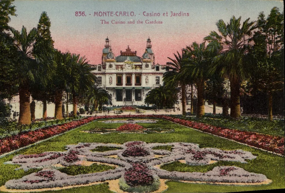 Monte-Carlo - Casino und Gärten — Édition Skeletta, n°836 - Vorderseite