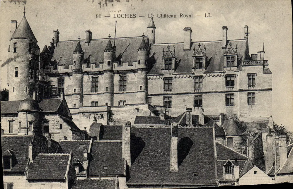 Loches — O Castelo Real — LL — 80 - Frente