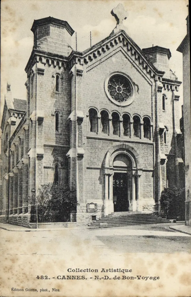 Cannes - Igreja Nossa Senhora do Bom Viagem — Edição Giletta, Nice, n°482 - Frente