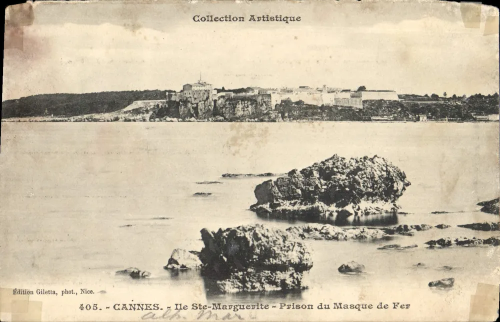 CANNES - Insel Ste-Marguerite - Gefängnis des Eisenmasken — Édition Gilelta, Foto, Nice, n°405 - Vorderseite