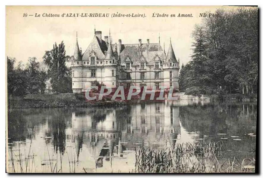 Château d'Azay-le-Rideau (Indre-et-Loire) — L'Indre en Amont — ND Photo - Recto