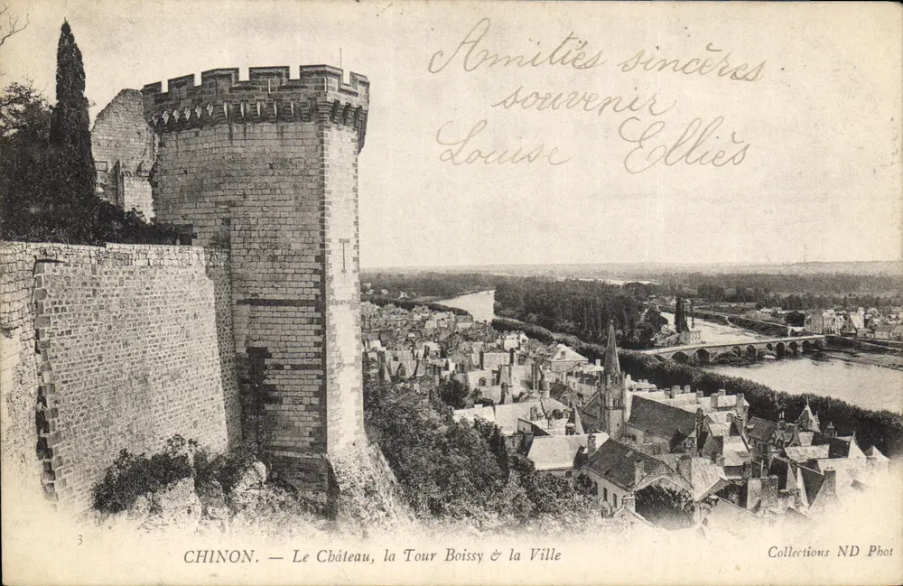Chinon — Schloss, Turm Boissy & Stadt — Collections ND Phot - Vorderseite