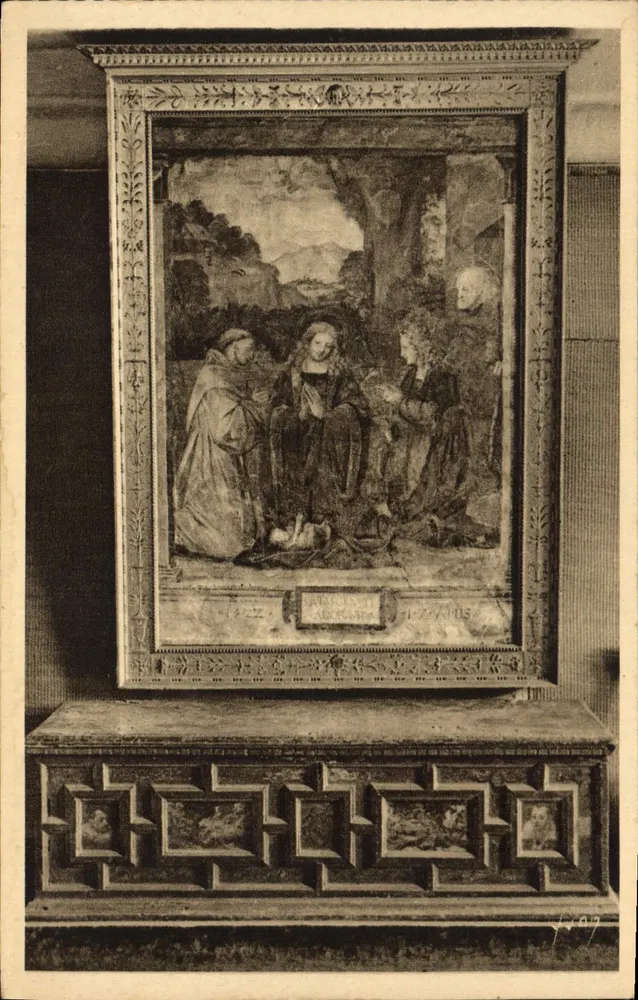 Castelo de Langeais — Fresco de Luini (século XVI) — Les Éditions d'Art 'VÉN' Paris - Frente
