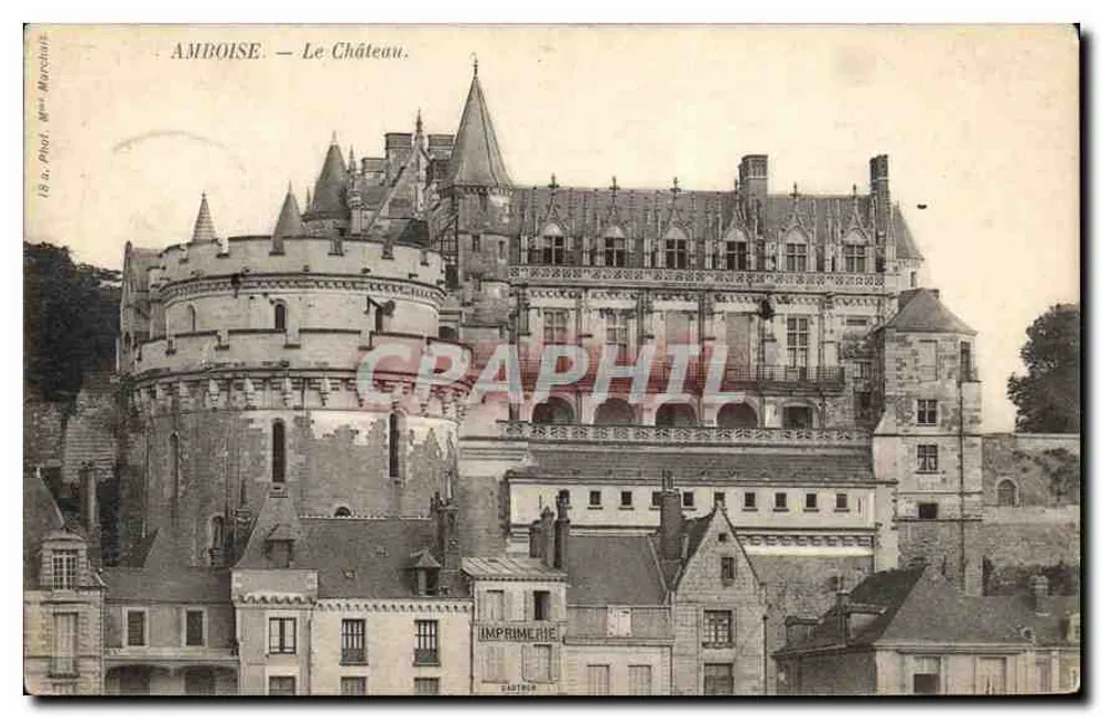 Amboise — O Castelo — Fot. Marchault - Frente