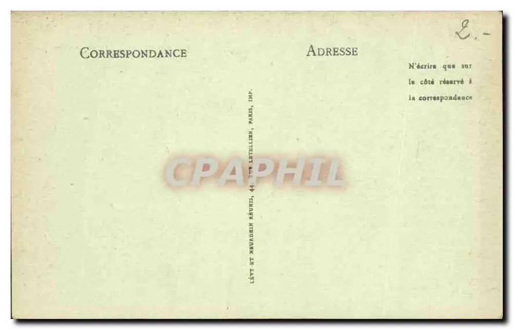 LANGEAIS — Tapete: Schöpfung des Menschen — LL. 57 - Rückseite