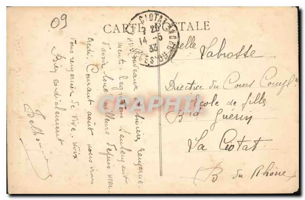 Ardèche pittoresk - Höhlen des Duzon 7 km von Tournon — Verlag: Nr. 62 - Rückseite