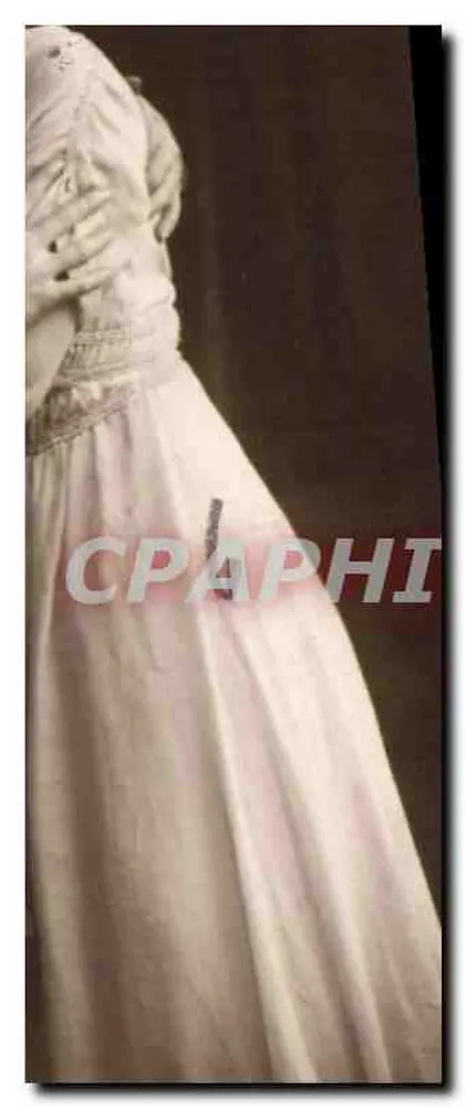Vestido de estilo vitoriano — detalhe da saia e do corpete — editor desconhecido - Frente