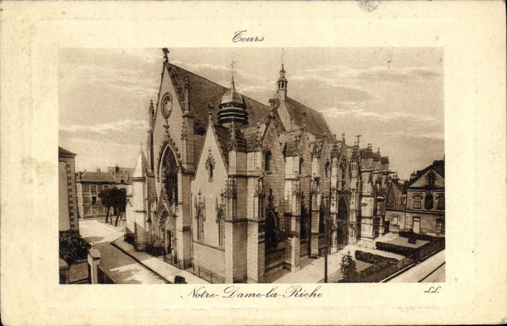 Notre-Dame-la-Riche — Éours — L.D. - Frente