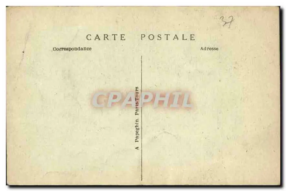 Tours (Île-et-Loire) — Catedral Saint-Gatien — A. P. - Verso