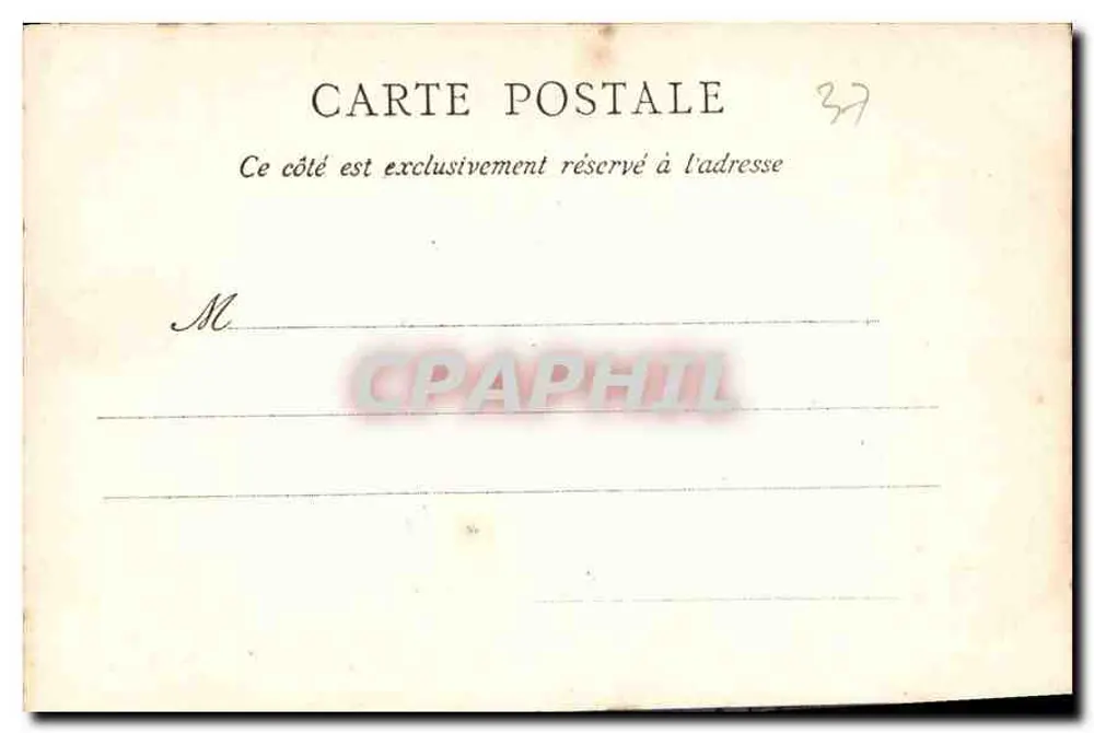 Tours — Casa de Tristan l'Hermite. Pátio interno — C. L. C. n°38 - Verso