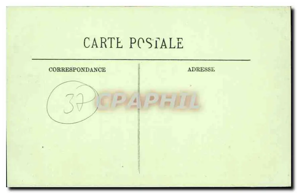 Chenonceaux — O Castelo — A Grande Avenida — LL - Verso