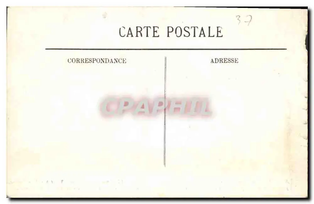 Langeais — Le Château (côté ouest), XVᵉ siècle. Bâti vers 1465 par ordre de Louis XI et par Jean Bourré. - Verso