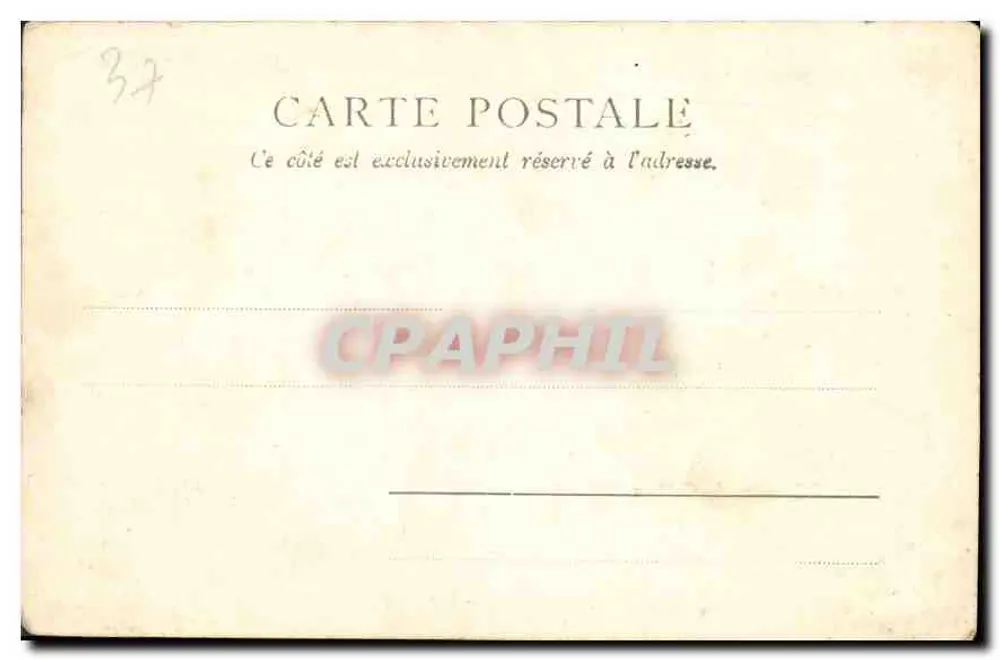 El Interior del Castillo — Langeais — París, editor n° 261 - Reverso