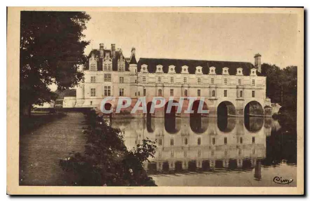 Castelo de Chenonceau — Lado Oeste — editor Coim - Frente