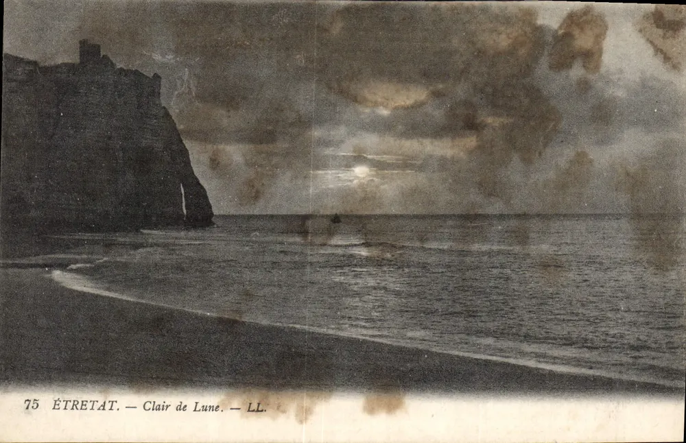 ÉTRETAT — Clair de Lune — LL. - Frente