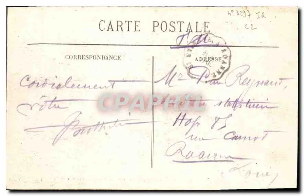 Bordeaux — Die Sparkasse und die Skulpturgruppe « Gloria Victis » — BR - 2407 - Rückseite