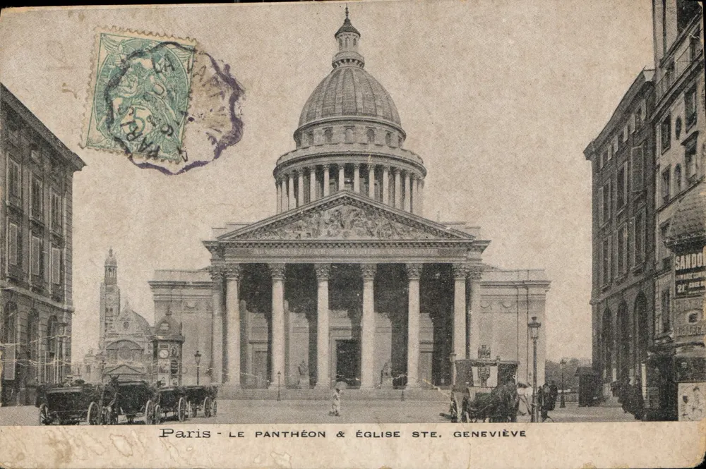 Paris - Der Panthéon & Kirche Ste. Geneviève — Sandoz - Vorderseite